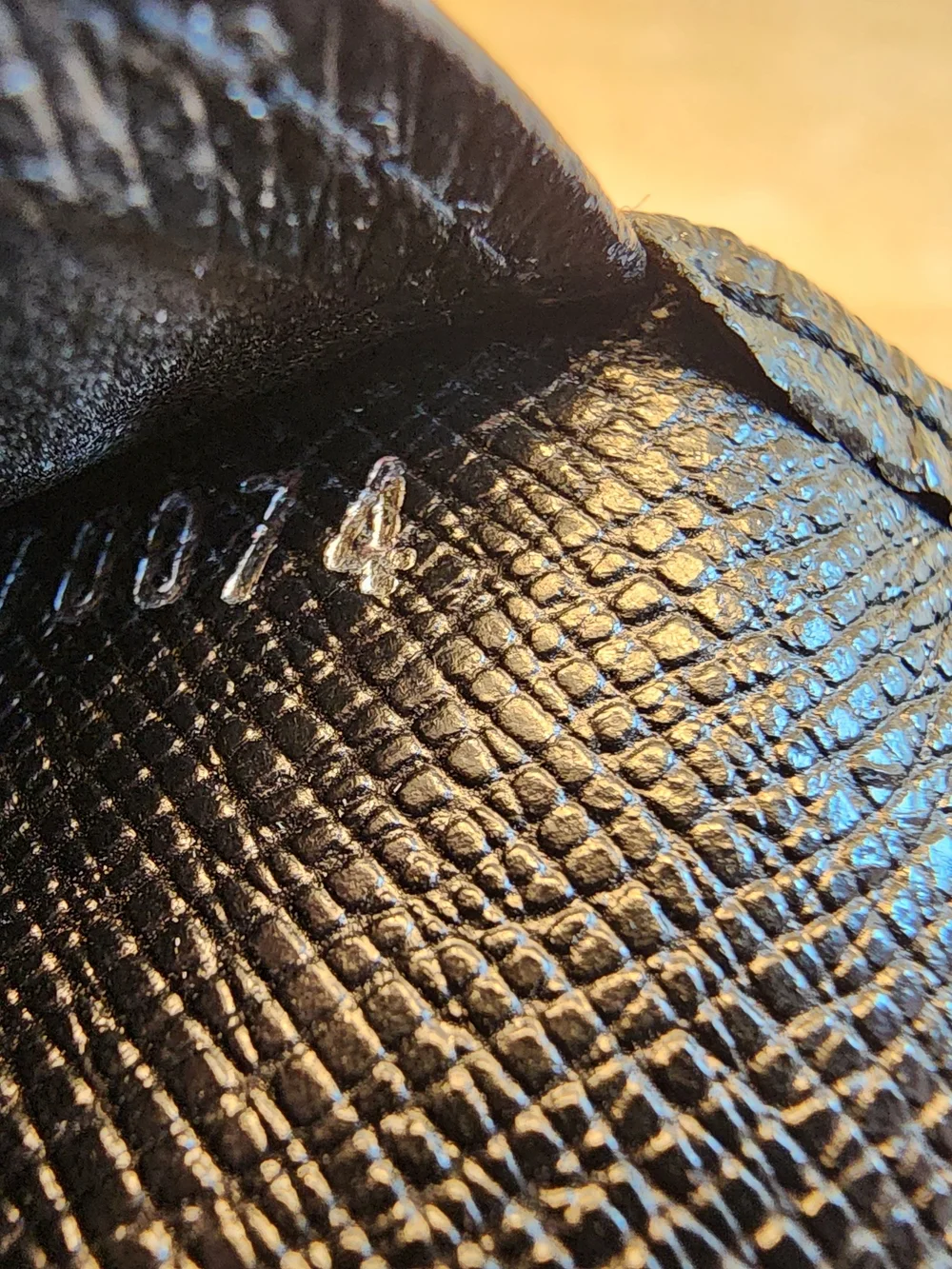 Louis Vuitton Black Taiga Leather Brazza Long Wallet